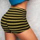 thumbnail image 4 of Fotbe Gold Glitter Shorts Sin Costuras – Shorts Deportivos de Cintura Alta para Mujer, Elásticos para Gimnasio, Yoga, Running o Ciclismo-Medium, 4 of 8