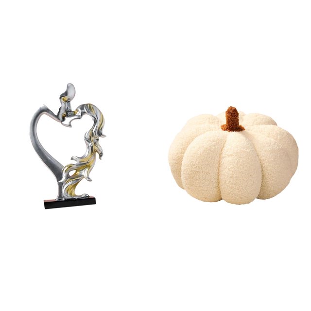 Figura de pareja besándose, estatua, regalo de boda, calabaza, juguete de resina, pieza decorativa, forma creativa, adecuada para sala de estar, dormi