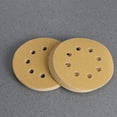 thumbnail image 4 of MasteelfCA 100PCS Gold-Cut 5-Inch 8-Hole 120 Grit Dustless Hook & Loop Sanding Discs Sandpaper Circular Pads, 4 of 7