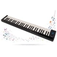 thumbnail image 4 of Piano eléctrico portátil piano plegable sensible al tacto MIDI 61 teclas Smart 100-240V para principiantes, 4 of 8