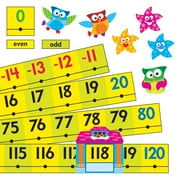 TREND Owl-Stars! Number Line -20 to 120 Bulletin Board Set