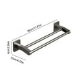 thumbnail image 3 of Bathroom Towel Rack,Bathroom Towel Bars,Towel Shelf,Wall Mounted Lavatory Towel OrganizerDouble Bath Towel Bar,304 Stainless Steel Thicken Towel Rack for Bathroom,Towel Brushed Finished Wall Mount, 3 of 7