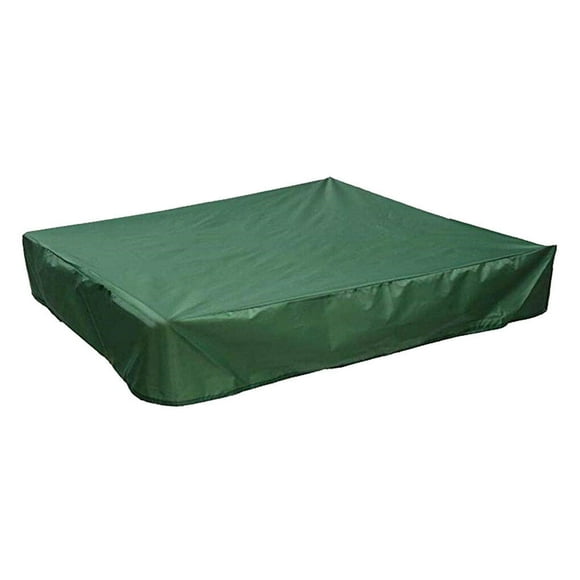 Thinsony Sandbox Cover Foldable Sandpit Waterproof Cover Outdoor Playground Sandbox Oxford Cloth Protector, 120x120cm