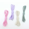 thumbnail image 2 of 2 Pairs Flat Glitter Mesh Shiny Metallic Shoe Laces, Colorful Sequin Shoelaces  - 47 inch / 120CM, 2 of 5