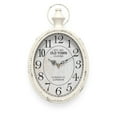 thumbnail image 1 of Reloj de pared Mterry, retro, ovalado, diseño antiguo, 28,4 x 17 cm, 1 of 7