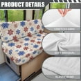 thumbnail image 6 of XYZCANDO Snowflake RV Dinette Cushion Covers Stretch Camper Cushions Cover Replacement Couch Cushion Slipcovers Washable Loveseat Slipcovers for Travel Trailer Couch, 6 of 7