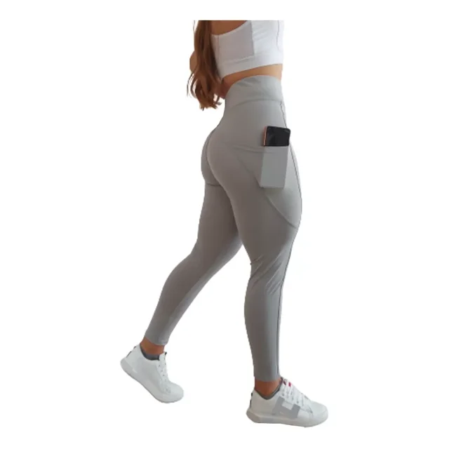 Leggins Deportivos Dama De Licra Con Bolsa Celular Gym