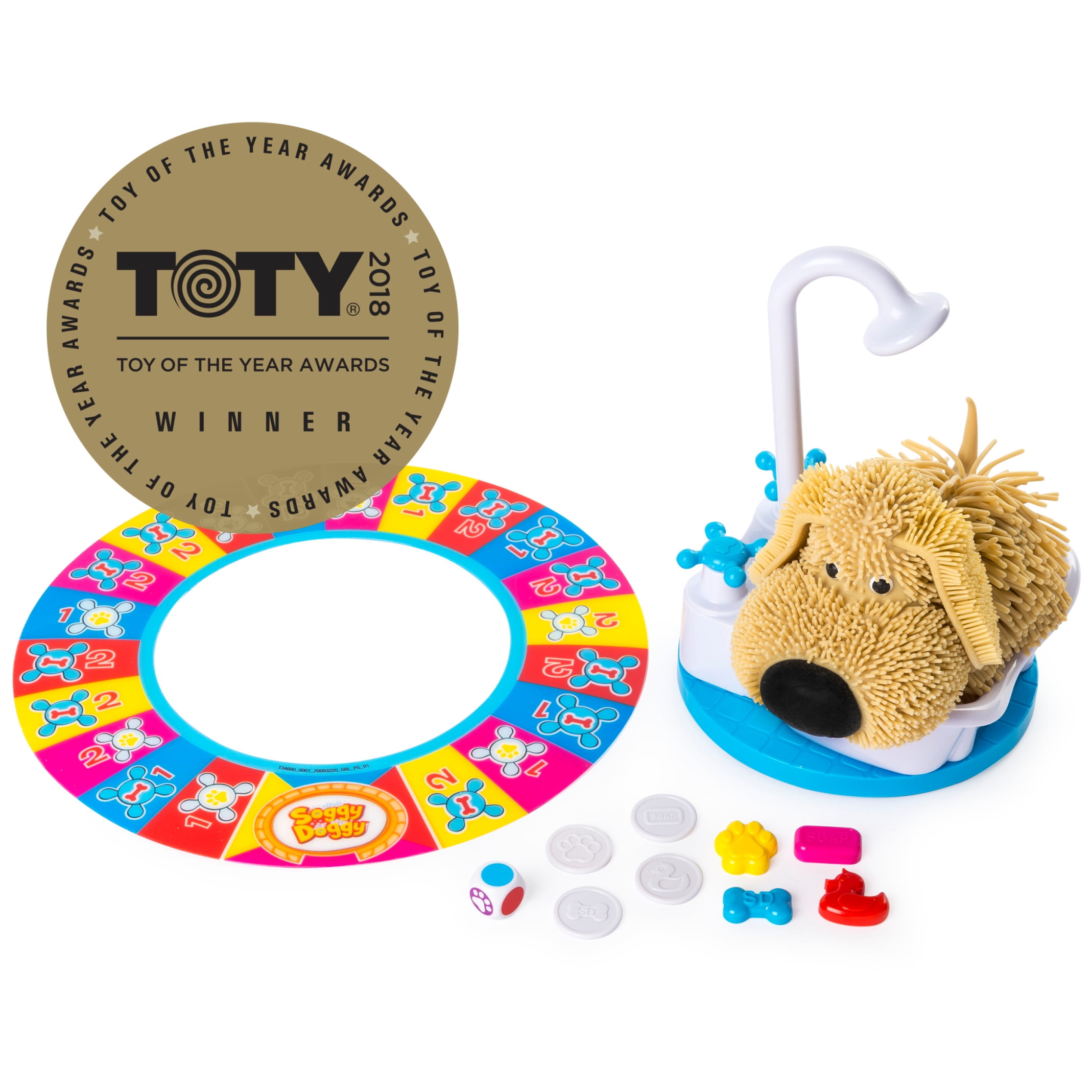 Soggy Doggy, Award-Winning Board Game , for Kids Ages 4 and up