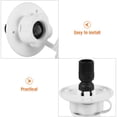 thumbnail image 3 of LRXIYODE 1Ensemble Entrée d'Eau Rv Carrée Plastique Blanc pour Accessoire Rv avec Valve de Contrôle 3 Po, 3 of 8