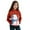 Red, variant on Girls Winter Snowman Hoodie Warm Long Sleeve Pullover Christmas Theme Cozy Kids Sweatshirt For Holiday Outfits