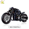 thumbnail image 1 of HUIQIBAO 1:8 Classic Motorbike Building Blocks High-tech Model Moto City Racer Bricks Toy for Kid Boy Children Adult MOC Car Set, 1 of 7