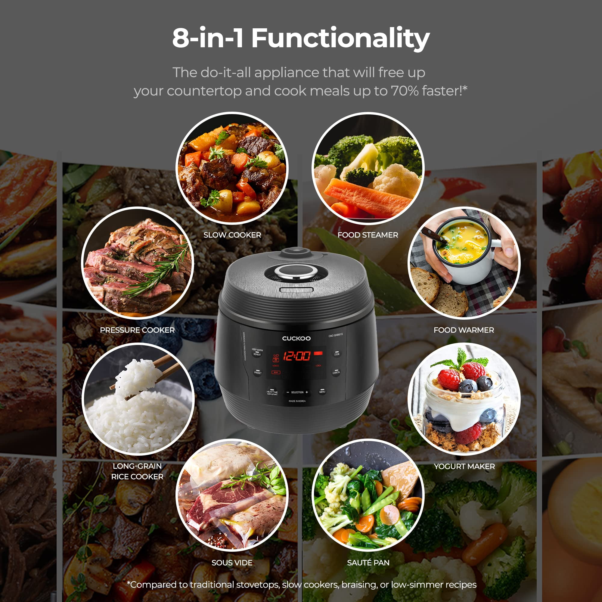 Cuckoo multi cooker recipes sale