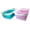 Ceramic Blue+Pale Purple (Set of 2), variant on Foldable 41L Collapsible Laundry Basket with 32L Water Capacity, Portable Pop-Up Storage Hamper and Washing Tub, Space-Saving Rectangular Grey Organizer