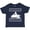 Navy Blue, variant on Inktastic Snowmobile Gift Silhouette Boys or Girls Toddler T-Shirt
