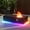 Black/RGB Light, variant on Black/Warm Light 48" with Ice Bucket Rectangle Propane Outdoor Table,Gas Fire Pit with 50000 BTU