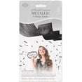 thumbnail image 5 of Beistle 2 Piece Black Metallic Plastic Fringed Ceiling Curtains 16, Shimmering Party Decorations, Photo Backdrops, 19.5" x 16', 5 of 6