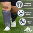 thumbnail image 5 of Unisex Compression Stockings 20-30mmHg for Leg Pain - Grey, 5X-Large, 5 of 9