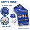 thumbnail image 4 of George & Company LLC LCR® Left Center Right™ Juego de Dados - Lata Azul, 4 of 4
