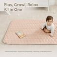 thumbnail image 4 of Comfy Cubs Play Mat, Rectangle (Small) 36” x 60” for Kids & Toddler, Non-Slip Bottom - Blush, 4 of 7