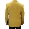 thumbnail image 3 of Sharp Hand Tailored Men 2B Dress Blazer w/1 Pair of Socks, Size 36S-62L - Gold 48S, 3 of 5