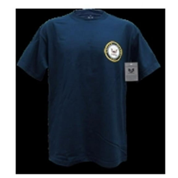 Basic Military T-Shirt, Navy, Navy, 2X
