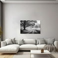 thumbnail image 2 of ZHONGYUTONG Black and White Wall Art Forest Big Tree Painting Nature Landscape Canvas Prints Modern Artwork for Living Room Office Bedroom Framed (16.00" x 24.00"), 2 of 6