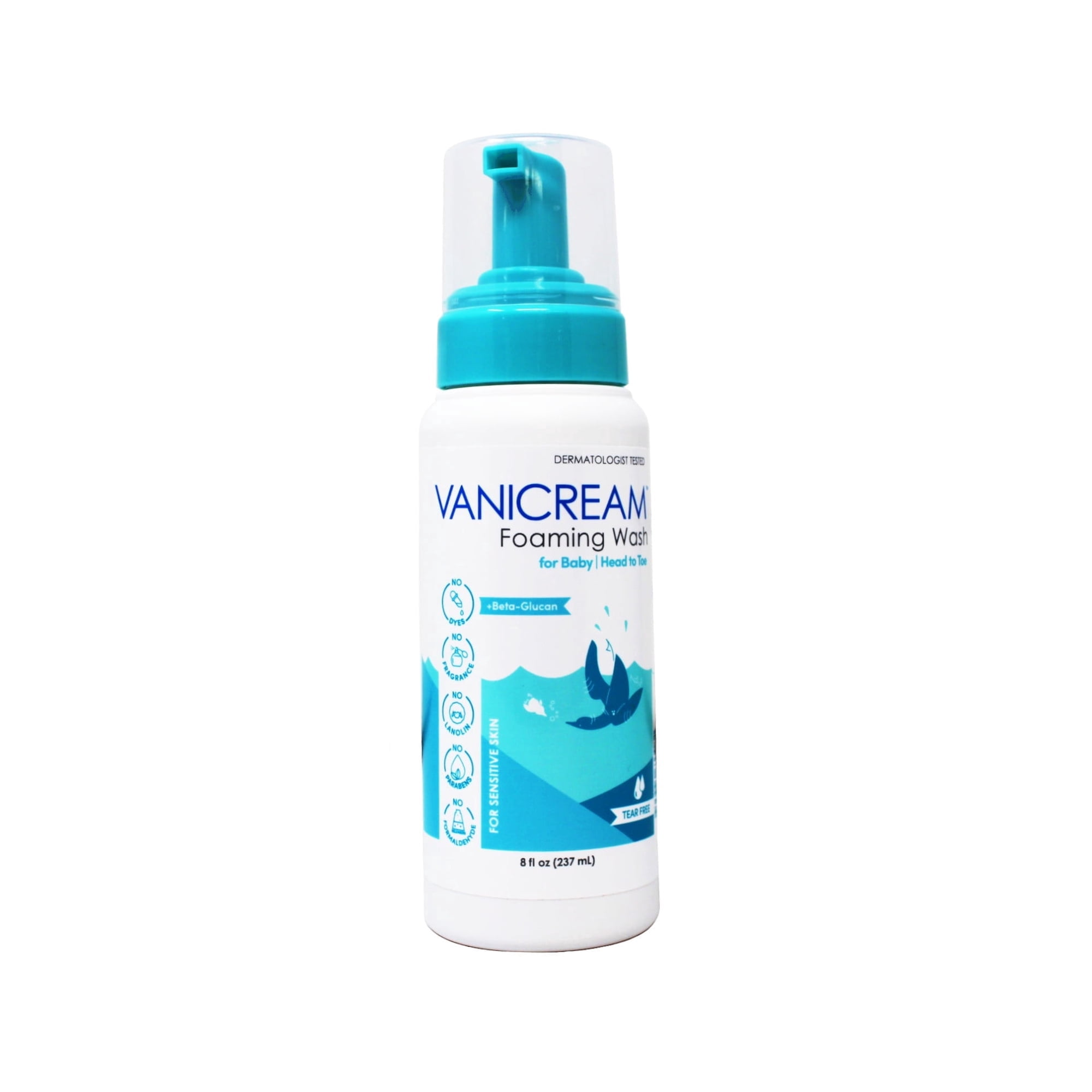 Vanicream Foaming Wash, For Baby, Sensitive Skin, Tear Free, 8 fl oz (237 ml)
