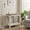 Rustic White & Honey Brown, variant on Ledrem Rustic Country Side Table, End Table for Narrow Areas, Honey Brown Particleboard and Steel