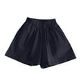 thumbnail image 2 of NAISIBABY Girls Shorts Size 10-12, Loose Pleated Wide Leg Elastic Waist Summer Causal Shorts Black（1-11T), 2 of 7