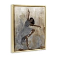 thumbnail image 4 of Stupell Industries Flowing Dancer Woman Novelty Painting Gold Floater Framed Art Print Wall Art, 25 x 31, 4 of 10