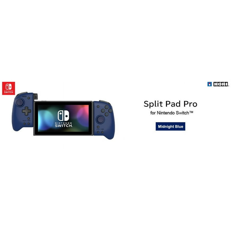 Hori - Dark Blue, Nintendo Switch, Split Pad Pro, Ergonomic, Video Game  Controller for Hand-Held Mode