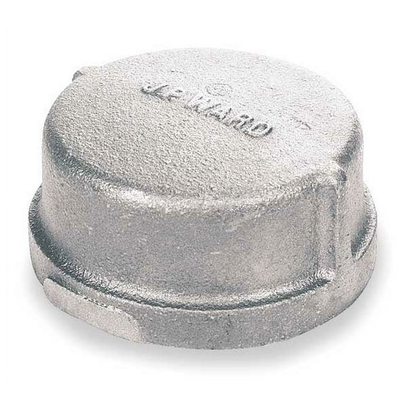 ZoroSelect 3" FNPT Galvanized Cap