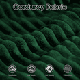 thumbnail image 3 of Gaildon Corduroy Sponge Sofa Lounge Chair Fluffy Modern Sleeper Chair With Removable Footrest for Indoor Living Room and Bedroom No Assembly Needed, Green, 3 of 7