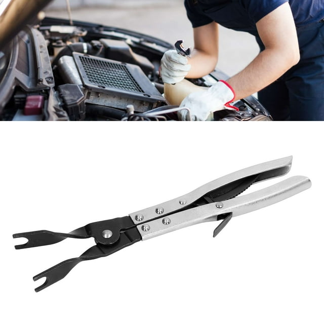 Exhaust Hose Clip Plier, High Strength Exhaust Pipe Clamp Fitting Tool Fast Release Heavy Duty Comfortable Repairing For Car