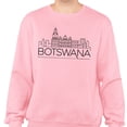 thumbnail image 2 of Skyline Botswana South Africa Sweatshirt Unisex 2X-Large Pink, 2 of 5