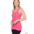 thumbnail image 6 of Racerback Ribbed Knit Tank Top, 6 of 19