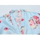 thumbnail image 5 of Pijamas Para Niños Pequeños Niños Bebé Niño Niña Imprimir Verano Kimono Batas Albornoz Ropa De Dormir Abrigo Azul Claro Odeerbi LM103-975, 5 of 9