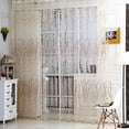 thumbnail image 2 of Wintersweet Cortina Tul Ventana Tratamiento Voile Drape Cenefa Beige, 2 of 8
