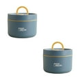 thumbnail image 1 of 2PC Bathtub Drain Stopper Portable Insulated Lunch Container Set Stackable Stainless Steel Food Container With Thermal Bag Upgrade Food Storage Container Boxes For School Work Picnic Travel, 1 of 9