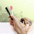 thumbnail image 7 of Beauos Beauty Tools Reusable Pore Scrubber Double Soft Silicone Pore Brush Nose Exfoliator Scrubbing Cleaning Beauty Tool Smooth Skin Long Handle Nasal Blackhead Remover, Silicone Blackhead Brush Pink, 7 of 7