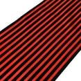 thumbnail image 4 of Cotton Print Table Runner Half Inch Wide Stripes Red and Black, 4 of 4