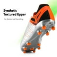 thumbnail image 2 of DREAM PAIRS Men Soccer Shoes Football Sneakers Soccer Outdoor Soccer Cleats SILVER/ORANGE/BLACK Size 11, 2 of 7