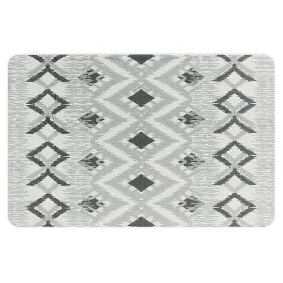 FloorPops Dierdre Grey Stone Quick Drying Mat