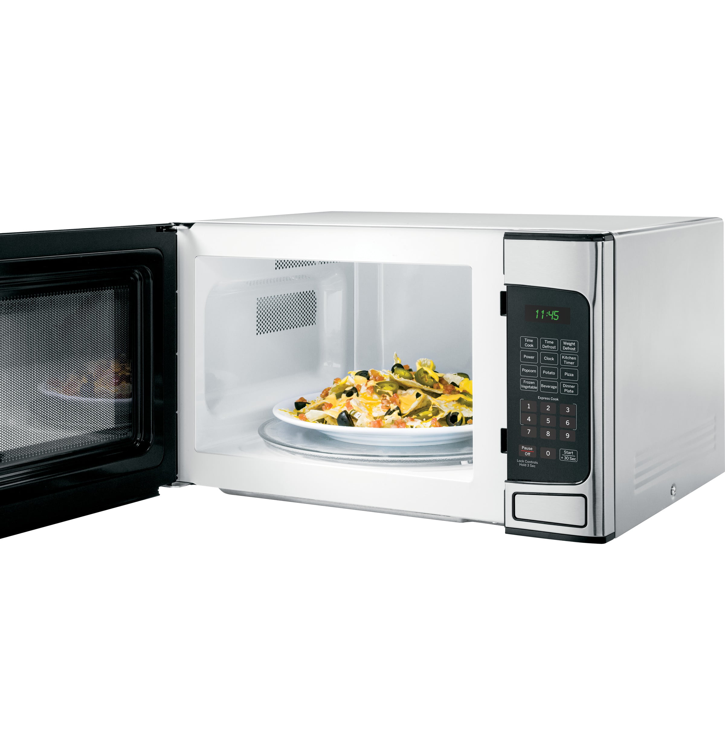 GENERAL ELECTRIC 1.1 Cu. Ft. Countertop Stainless Steel Microwave Oven