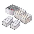thumbnail image 1 of Ramiter Mesh Clothes Storage Box Trouser Compartment Storage Box Drawer Compartment Bag Storage Cubes with Lids, 1 of 5