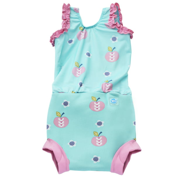 Splash About Happy Nappy Diaper Swimsuit Apple Daisy Large 6-14 Months ...
