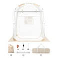 thumbnail image 4 of KFFKFF Solo Sports Pod, Quick Setup Weather-Resistant Shelter, Transparent Outdoor Bubble for Viewing Soccer, Football, Softball Events, Parades, and Fishing Activities, 1-Person Capacity, 4 of 9