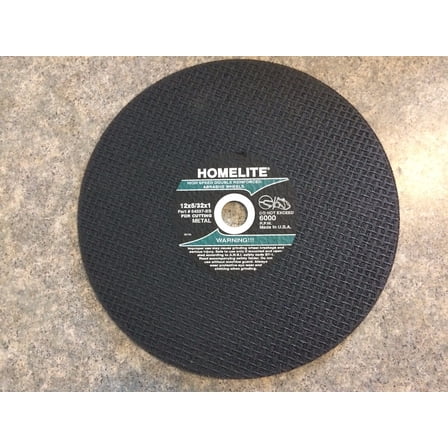 LOT OF 5 Homelite Cutoff Chop Saw Blade Metal 12"x5/32"x1" HOM-4982164597-bs