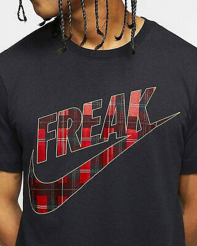 Nike Men's Giannis Freak Red Premium Basketball T-Shirt, Size: 3XL, Cotton
