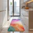 thumbnail image 4 of Rainbow Tie Dye Swirl Pattern Kitchen Rug Mat,Kitchen Runner Rugs Non Skid Washable,Decorative Kitchen Floor Mats for Kitchen,Sink,Laundry,17"x47.2", 4 of 7